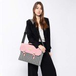 LOVEVOOK Slim Pink Laptop Messenger Bag for Women