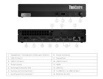 Lenovo ThinkCentre Mini Desktop, Intel Core, 16GB RAM