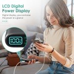 38800mAh Portable Charger with LCD Display and 5 Outputs