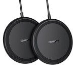 COKOEYE 2-Pack Fast Wireless Charger Pads