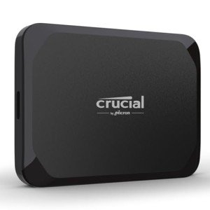 Crucial X9 1TB Portable SSD - Up to 1050MB/s Read - PC and Mac, Lightweight and Small with 3-Month Mylio Photos+ Offer - USB 3.2 External Solid State Drive - CT1000X9SSD902