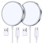 Magnetic Wireless Charger Pad 2 Pack for iPhone