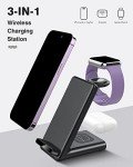 3-in-1 Wireless Charging Stand for Apple Devices