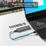 5-Star 2TB Waterproof Portable SSD, USB-C/A 3.2