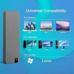 5-Star 2TB Waterproof Portable SSD, USB-C/A 3.2