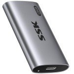 SSK 128GB Portable SSD, 550MB/s USB 3.2 Drive