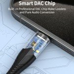 KUXIYAN USB-C to 3.5mm Audio Adapter - 2-Pack