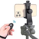 Universal Tripod Mount with Wireless Remote for Phones