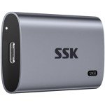 SSK 128GB Portable SSD, 550MB/s USB 3.2 Drive
