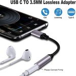 USB Type-C to 3.5mm Headphone Adapter - 2 Pack