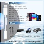 Nimizo Lightning to 3.5mm Audio Adapter - 2 Pack