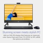 Dell Inspiron 5415 All In One Desktop - 23.8-inch FHD (1920x1080) Touchscreen Display, AMD Ryzen 5-7530U Processor, 16GB DDR4 RAM, 1TB SSD, AMD Radeon Graphics, Windows 11 Home, Onsite Service - Black