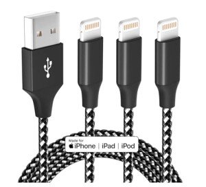10FT Fast Charging Lightning Cable 3-Pack