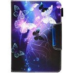 Universal 10 Inch Android Tablet Case - Purple Butterfly