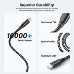 10FT Fast Charging Lightning Cable 3-Pack