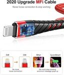 10ft MFi Certified iPhone Charger - 2 Pack