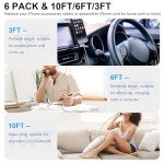 Apple MFi Certified Fast Charging Lightning Cable 6-Pack