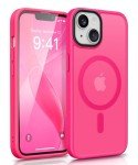 GONEZ Slim Magnetic iPhone 14 Case - Hot Pink