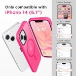 GONEZ Slim Magnetic iPhone 14 Case - Hot Pink