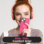 GONEZ Slim Magnetic iPhone 14 Case - Hot Pink