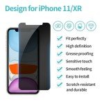 3-Pack Privacy Screen Protector for iPhone 11/XR