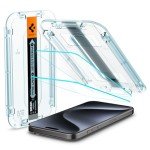 Spigen GlasTR EZ FIT iPhone 15 Pro Screen Protectors