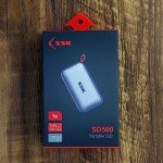 SSK Portable SSD 1TB External Solid State Drives, up to 1050MB/s USB C SSD External Hard Drive USB 3.2 Gen2 for iPhone 15/Pro, Windows, Mac, Android Phones and Tablets