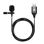 MAONO USB Omnidirectional Lavalier Microphone for Recording