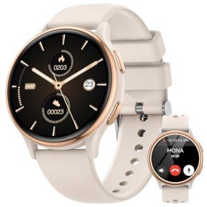 Women's Smart Watch with Fitness Tracker & Custom Faces