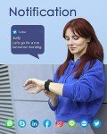 1.85" Smartwatch Fitness Tracker with Heart Rate Monitor
