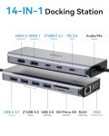 Selore 14-in-1 USB-C Docking Station for Laptops