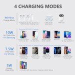 Yootech Wireless Charger,10W Max Fast Wireless Charging Pad Compatible with iPhone 16/16 Plus/16 Pro Max/15/14/13/SE 2022/12/11/X/8,Samsung Galaxy S22/S21/S20,for AirPods Pro 2(No AC Adapter)