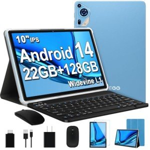 2024 Android 14 Tablet 10" Octa-Core, 22GB RAM