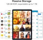 Jeazans 10.1" Android Tablet, Octa-Core, 128GB Storage