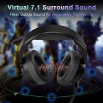 Jeecoo USB Gaming Headset with Surround Sound