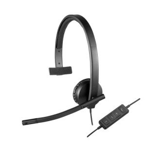 Logitech H570e Wired Mono Headset with Microphone