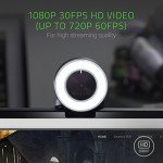 Razer Kiyo Full HD Streaming Webcam with Ring Light