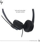 HP 3.5mm Wired Business Headset with Microphone