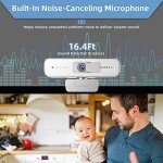 NexiGo N940P 2K Webcam with Remote Control