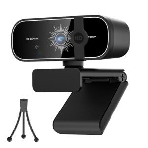 ISKOVI C28 1080P Webcam with Tripod and Mic