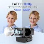 ISKOVI C28 1080P Webcam with Tripod and Mic