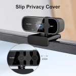ISKOVI C28 1080P Webcam with Tripod and Mic