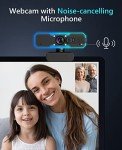 NBPOWER Streaming Webcam with Microphone and RGB Light