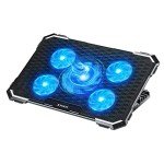 KYOLLY Laptop Cooling Pad with 5 Fans and LEDs