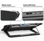 KYOLLY Laptop Cooling Pad with 5 Fans and LEDs