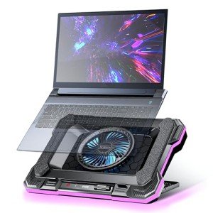 AICHESON RGB Gaming Laptop Cooling Pad 15-19