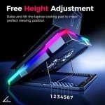 AICHESON RGB Gaming Laptop Cooling Pad 15-19