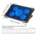 KYOLLY Laptop Cooling Pad with 5 Fans and LEDs