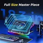 AICHESON RGB Gaming Laptop Cooling Pad 15-19