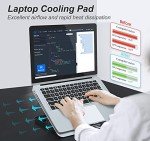 Aluminum Laptop Cooling Pad with Adjustable Heights